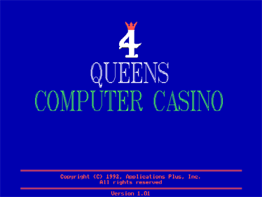 4 Queens Computer Casino - Screenshot - Game Title Image
