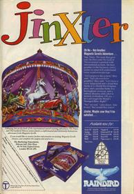 Jinxter - Advertisement Flyer - Front Image