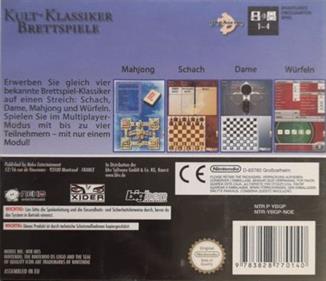 Best of Board Games DS - Box - Back Image