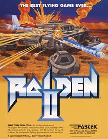 Raiden II - Advertisement Flyer - Front Image