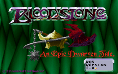 Bloodstone: An Epic Dwarven Tale - Screenshot - Game Title Image