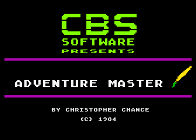 Adventure Master - Screenshot - Game Title Image