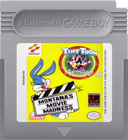 Tiny Toon Adventures 2: Montana's Movie Madness - Fanart - Cart - Front