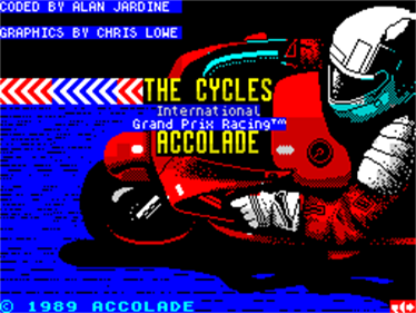 The Cycles: International Grand Prix Racing - Screenshot - Game Title Image