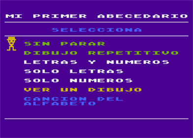 Mi Primer Alfabeto - Screenshot - Game Select Image