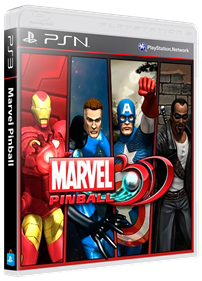 Marvel Pinball - Box - 3D Image
