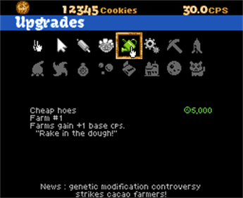 Cookie Clicker - Screenshot - Gameplay Image