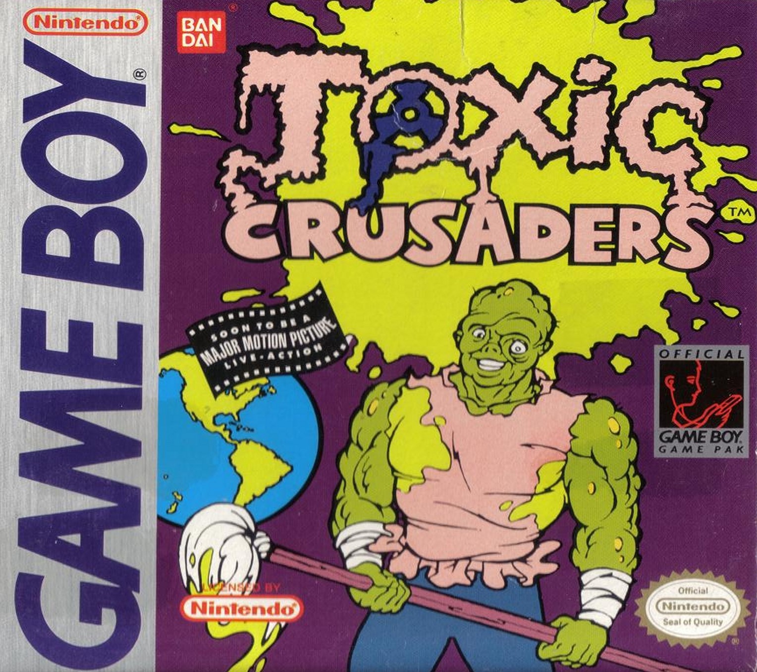 Включи токсис не играй в игры. Game boy Cover. Sega game boy. Toxic Crusaders игра. Toxic Crusaders game boy.
