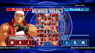 The King of Fighters XII - Screenshot - Game Select Image