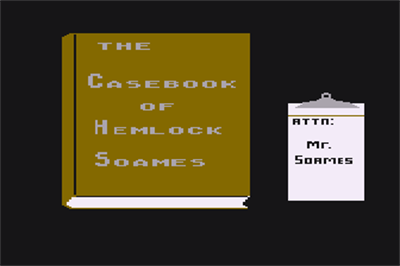 Casebook of Hemlock Soames - Screenshot - Game Title Image
