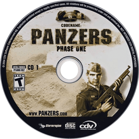 Codename: PANZERS: Phase One - Disc Image