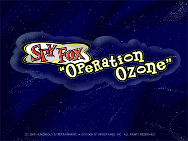 Spy Fox 3: Operation Ozone - Screenshot - Game Title Image
