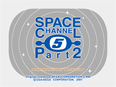 Space Channel 5: Part 2 - Screenshot - Game Title Image