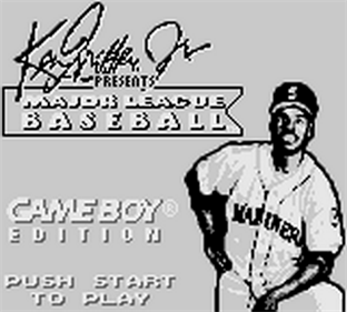 Ken Griffey Jr. Presents Major League Baseball - Screenshot - Game Title Image