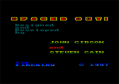 Spaced Out (Firebird Software) - Screenshot - Game Title Image