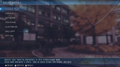 Melty Blood: Type Lumina - Screenshot - Game Select Image
