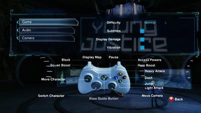Young Justice: Legacy - Arcade - Controls Information Image