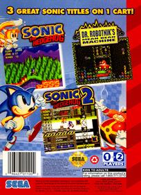 Sonic Classics - Box - Back Image