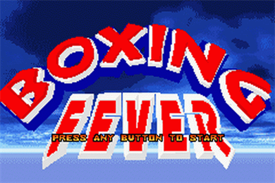 Boxing Fever - Screenshot - Game Title Image