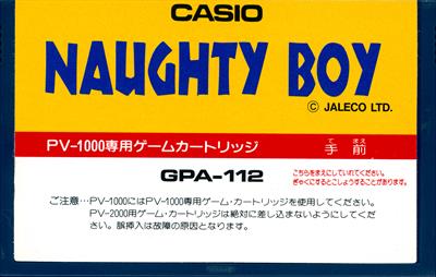 Naughty Boy - Cart - Front Image