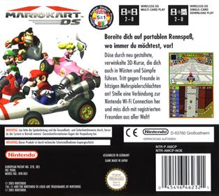 Mario Kart DS - Box - Back Image