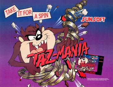 Taz-Mania - Advertisement Flyer - Front Image