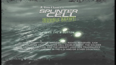 Tom Clancy's Splinter Cell: Double Agent - Screenshot - Game Title Image