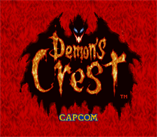 Demon's Crest - Screenshot - Game Title Image