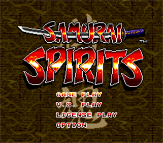 Samurai Shodown - Screenshot - Game Title Image