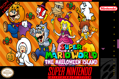 Super Mario World: The Halloween Island - Fanart - Box - Front Image