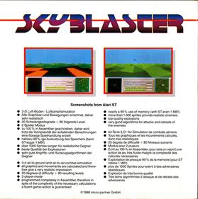 Skyblaster - Box - Back Image