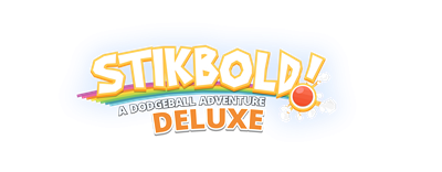 Stikbold! A Dodgeball Adventure DELUXE - Clear Logo Image