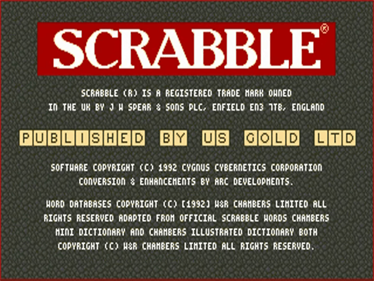 Scrabble: The World's Leading Word Game - Screenshot - Game Title Image