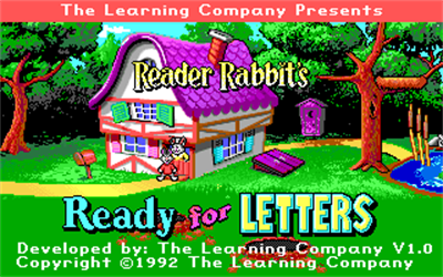Reader Rabbit's Ready for Letters - Screenshot - Game Title Image