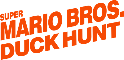 Super Mario Bros. / Duck Hunt - Clear Logo Image
