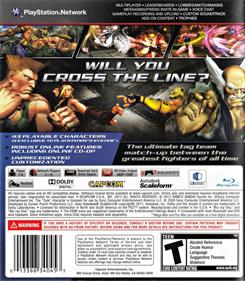 Street Fighter X Tekken - Box - Back Image