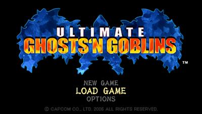 Ultimate Ghosts 'n Goblins - Screenshot - Game Select