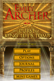 Emily Archer and the Curse of Tutankhamun - Screenshot - Game Title Image