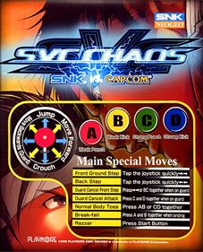 SNK vs. Capcom: SVC Chaos - Arcade - Controls Information Image