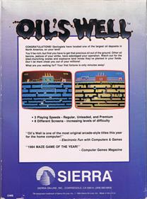 Oil's Well - Box - Back Image