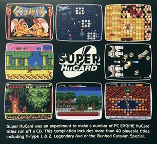 SUPER HuCARD - Box - Back Image