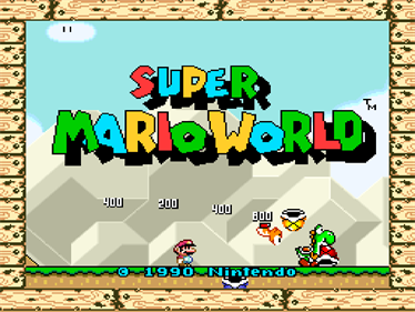 Super Mario World Prototype - Screenshot - Game Title Image