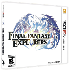 Final Fantasy: Explorers - Box - 3D Image