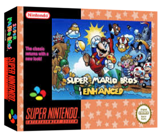 Super Mario Bros. Enhanced - Box - 3D Image