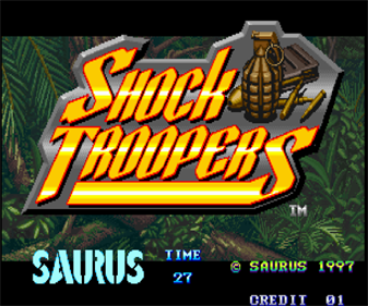 Shock Troopers - Screenshot - Game Title Image