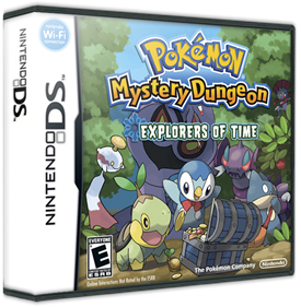 Pokémon Mystery Dungeon: Explorers of Time - Box - 3D Image