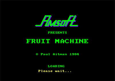 Fruit Machine - Screenshot - Game Title Image