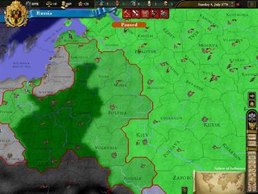 Europa Universalis III: Heir to the Throne - Screenshot - Gameplay Image