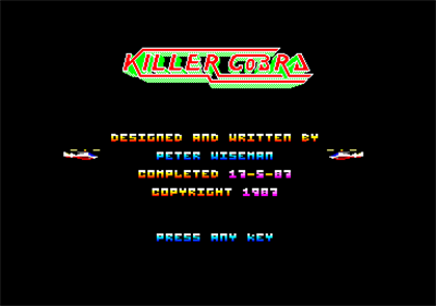 Killer Cobra  - Screenshot - Game Title Image