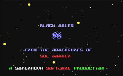 Black Holes - Screenshot - Game Title Image